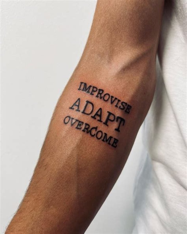 44 Quote Tattoo Photos & Meanings |