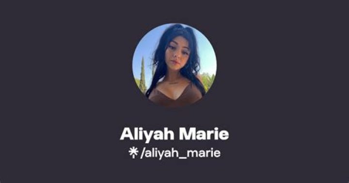 Aliyah Marie OnlyFans Leaked: The Controversy and Its Impact