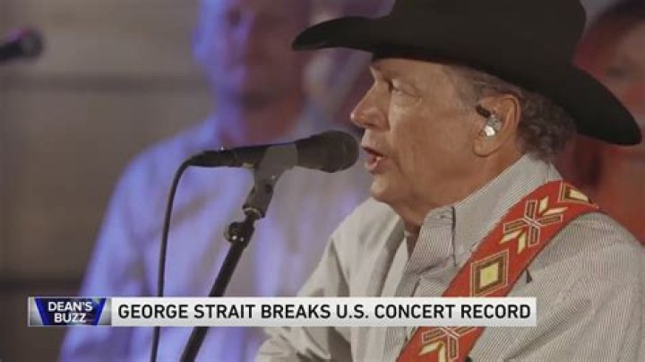 George Strait Breaks U.S. Concert Attendance Record: A Milestone in Music History