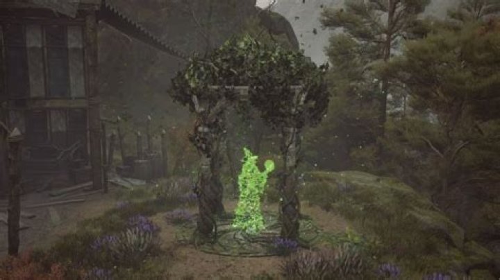 How to solve the West Hogwarts Valley Bandit Camp Merlin Trial in Hogwarts Legacy