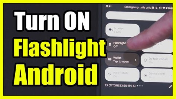 How to Turn on the Flashlight on an Android in 3 Ways