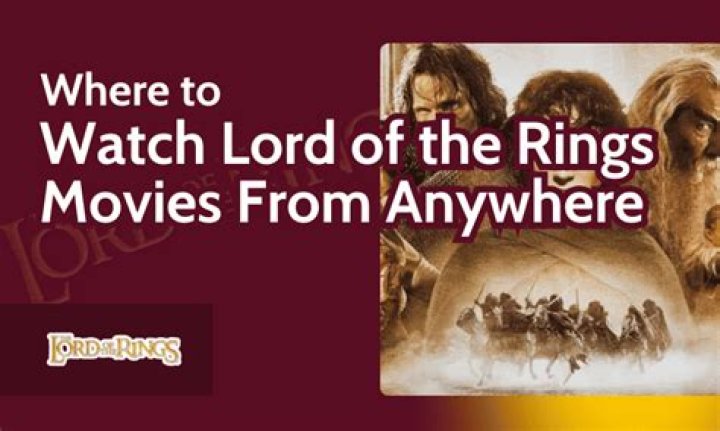 The Ultimate Guide to Finding Where to Watch Lord of the Rings
