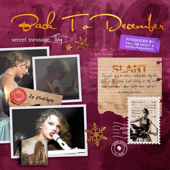 Unraveling the Emotional Depths of "Taylor Swift Back to December"
